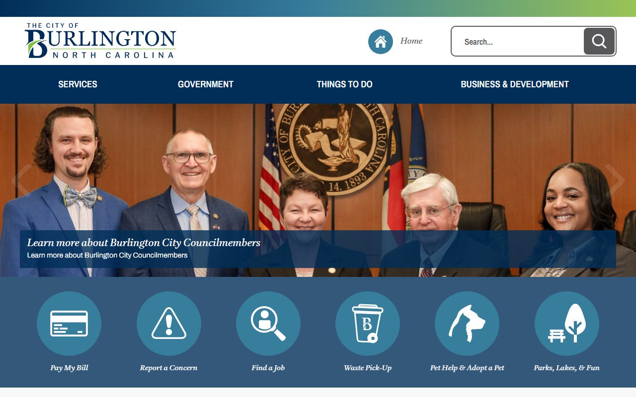 City of Burlington website resource for Burlington marriage records