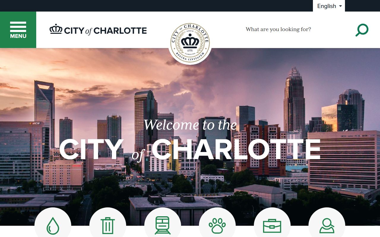 City of Charlotte website for marriage records information