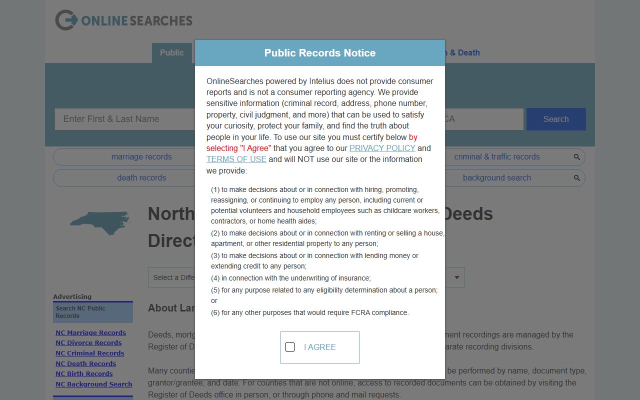 Alexander County recorded document system for marriage records access