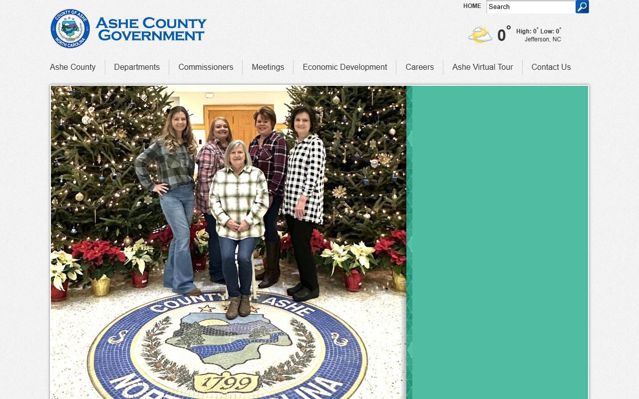Ashe County Register of Deeds official page for marriage records in Jefferson NC