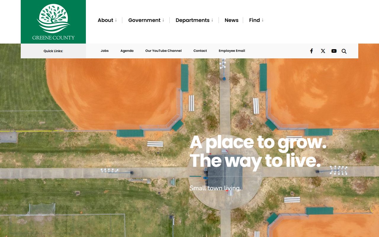 Greene County Register of Deeds official website for marriage records in Snow Hill