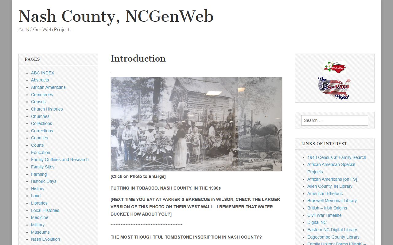 Nash County genealogy resources and historical marriage records