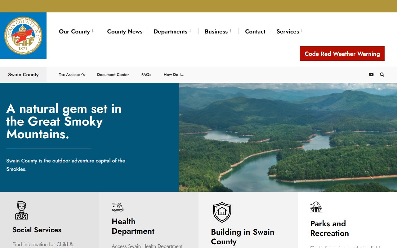 Swain County Register of Deeds official website for Swain County marriage records